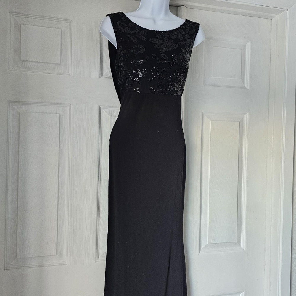 2000s sequin bust formal dress